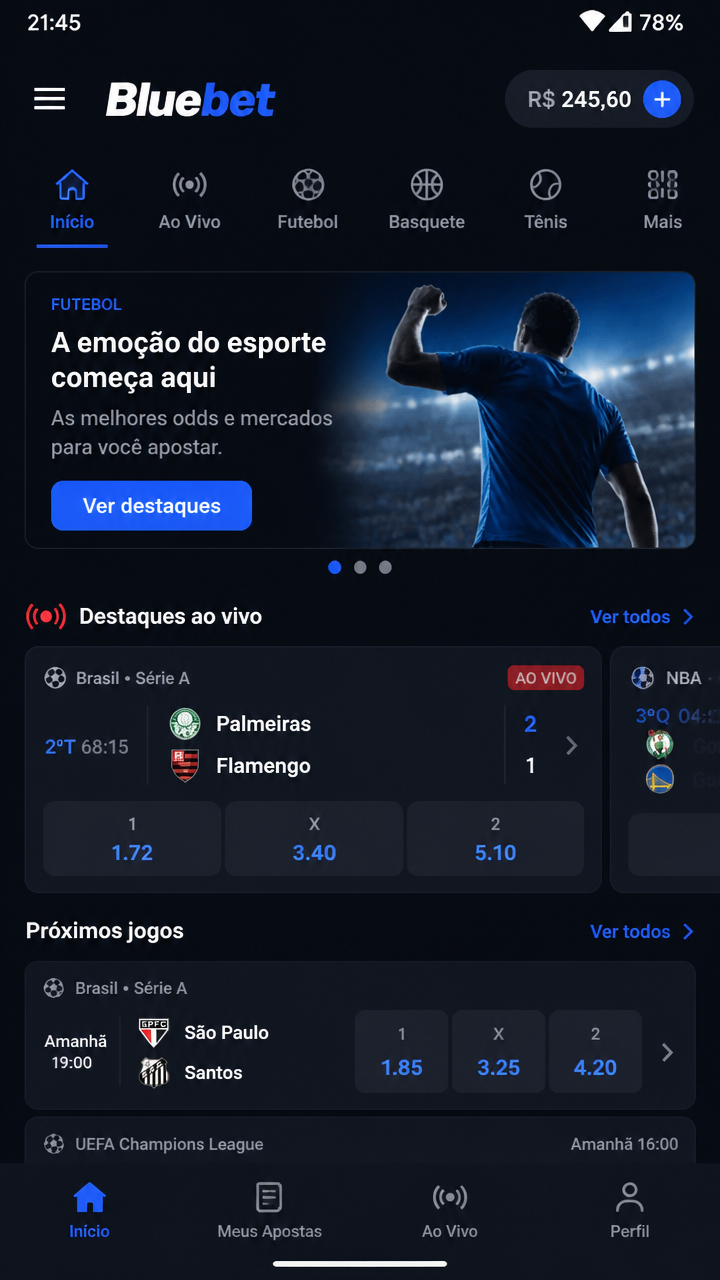 Bluebet screenshot