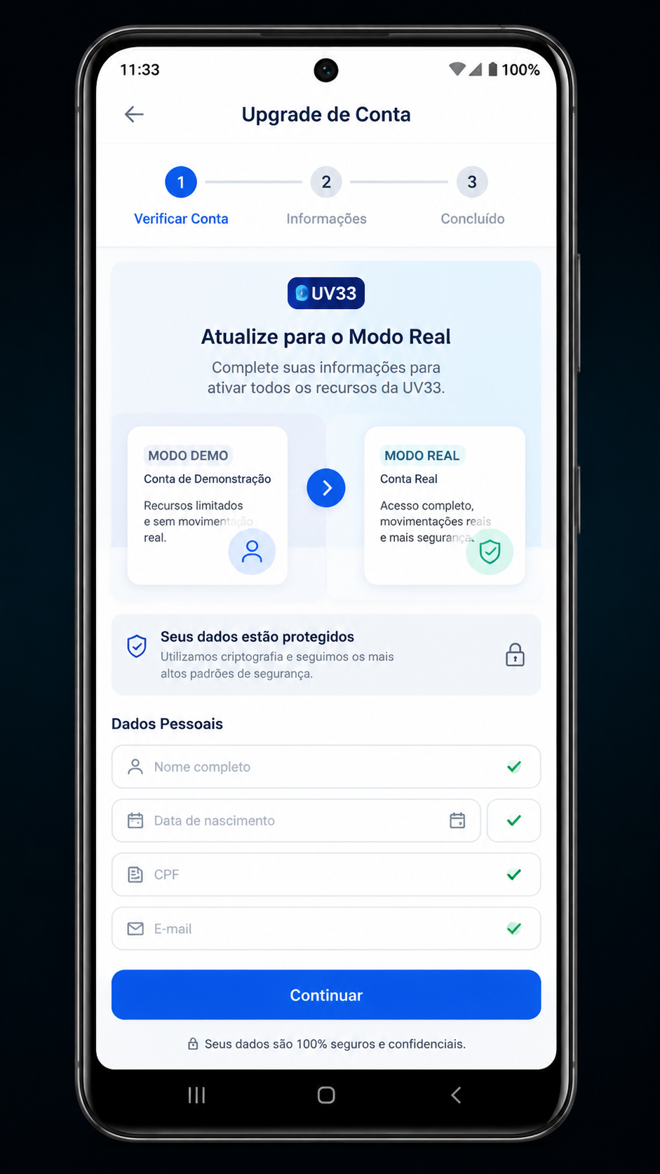 UV33 screenshot
