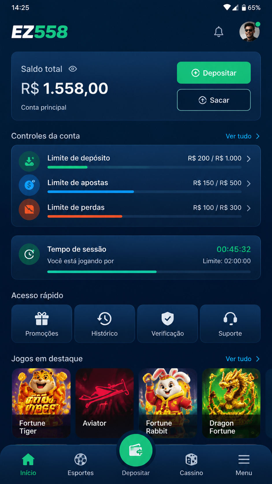 EZ558 screenshot