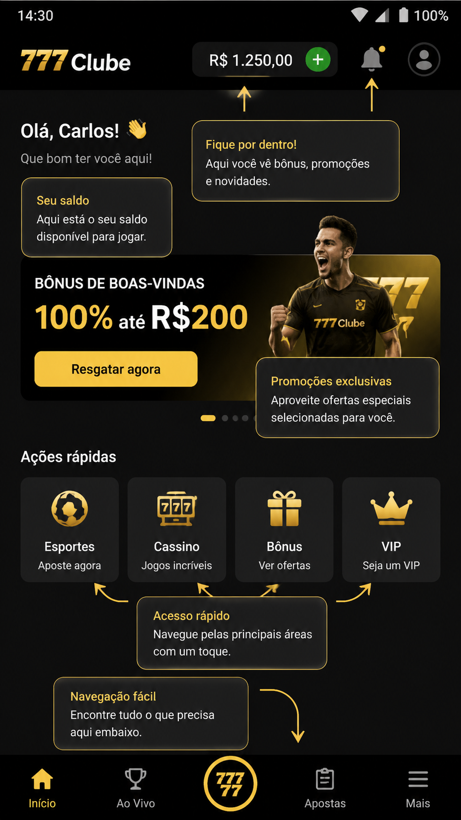 777Clube screenshot