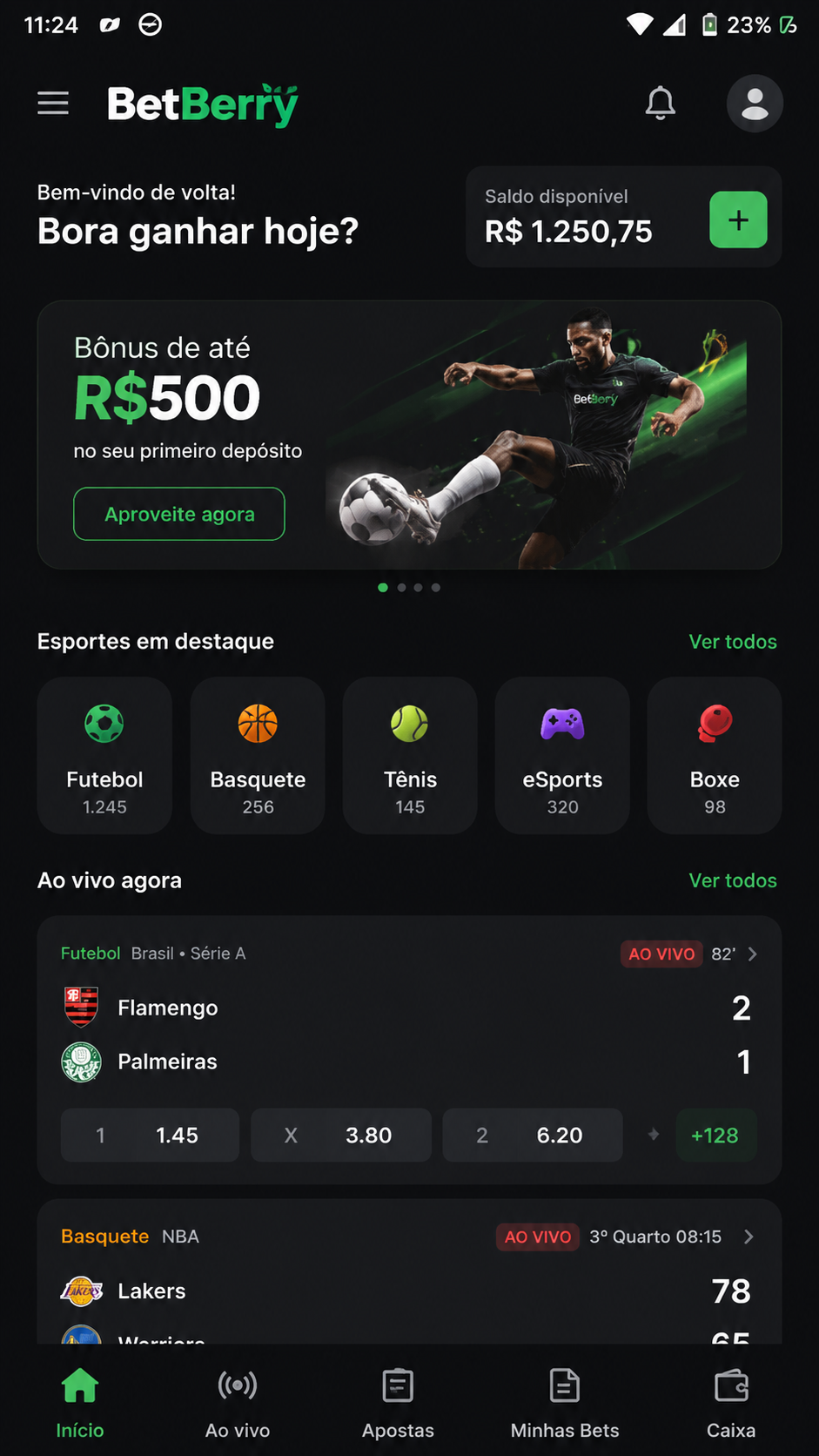 BetBerry screenshot
