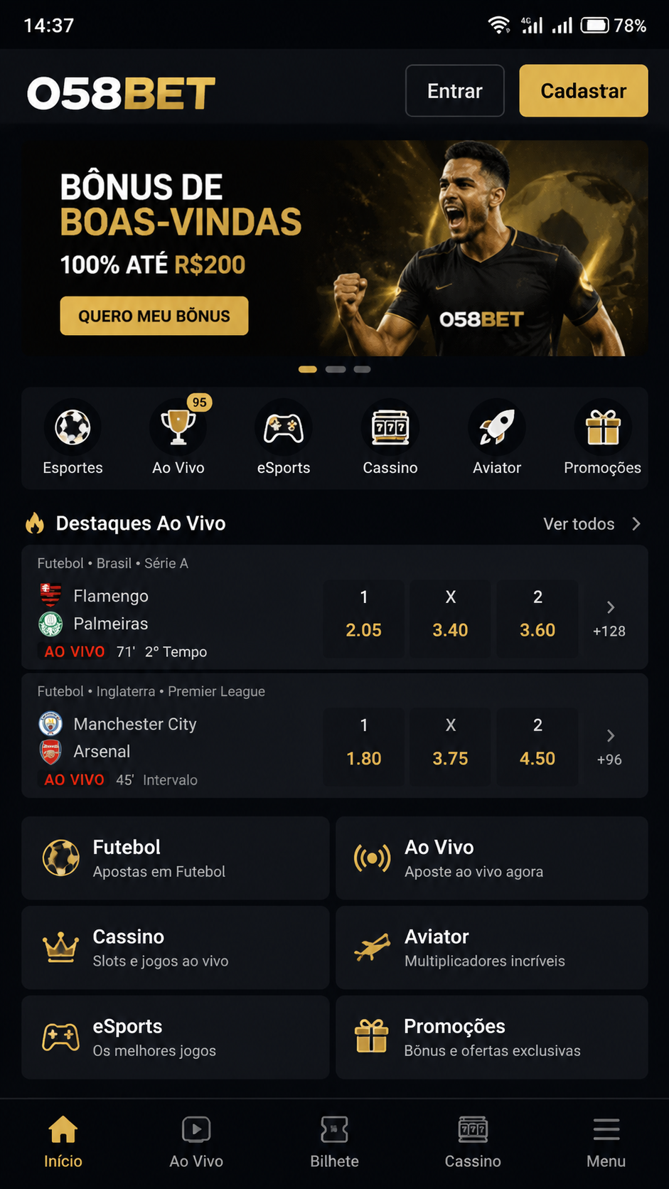 058bet screenshot