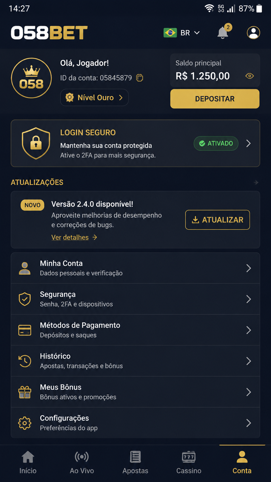 058bet screenshot