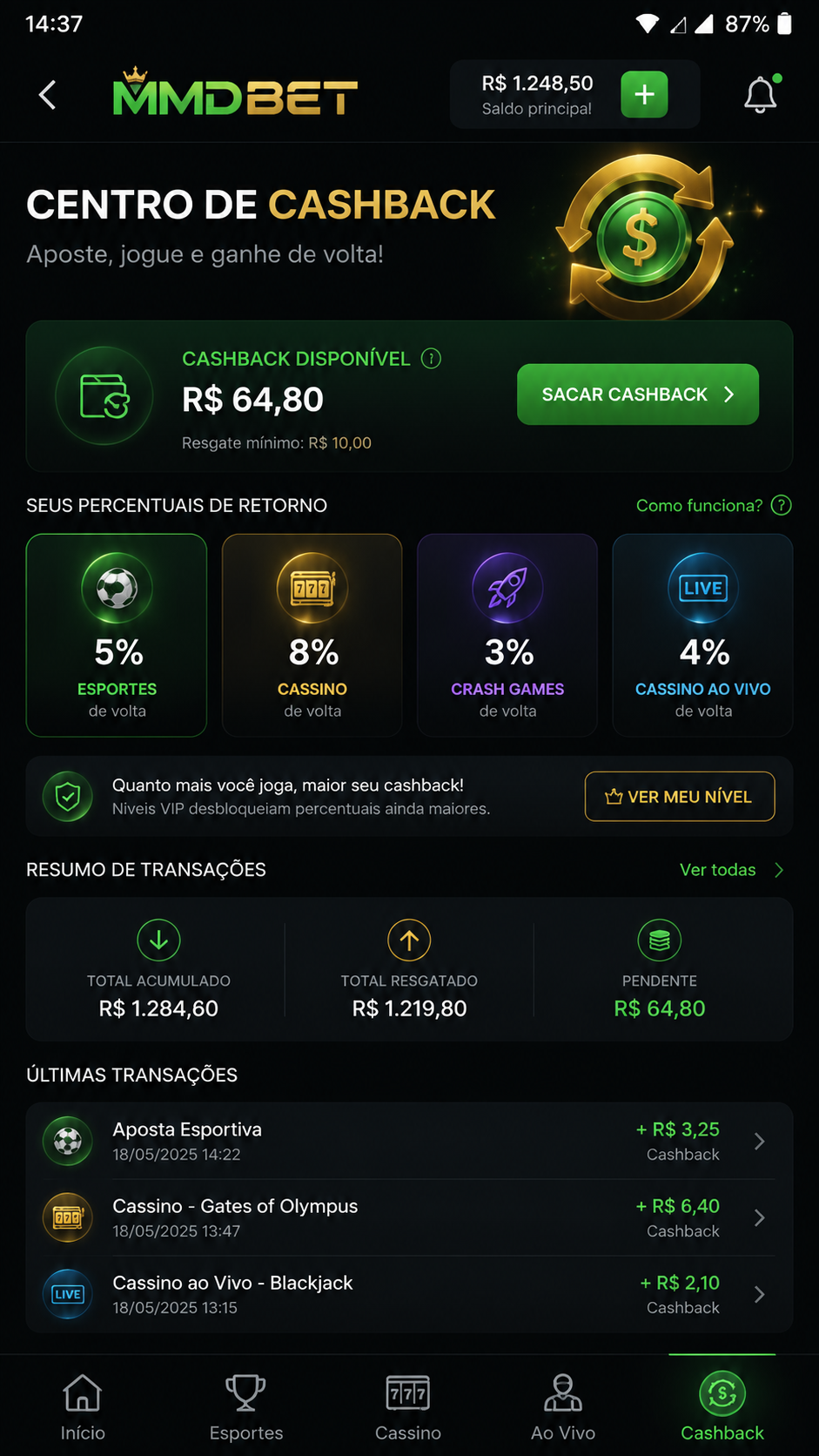 mmdbet screenshot
