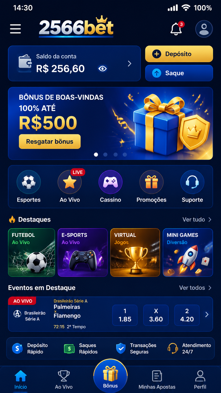2566bet screenshot