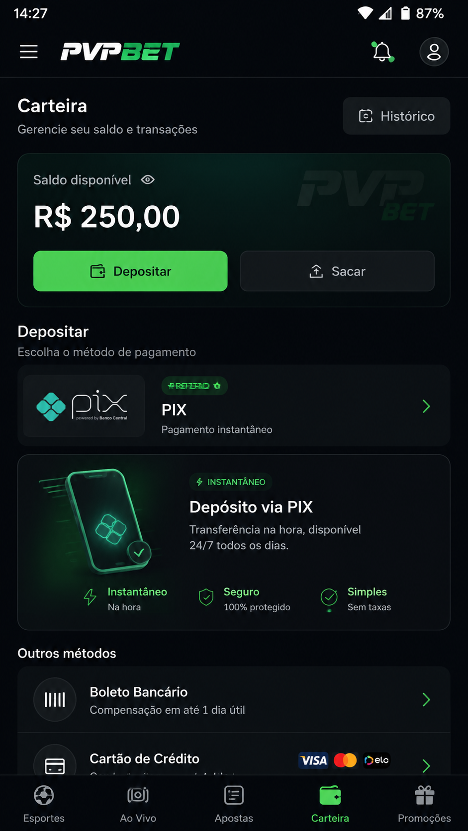 PVPBet screenshot