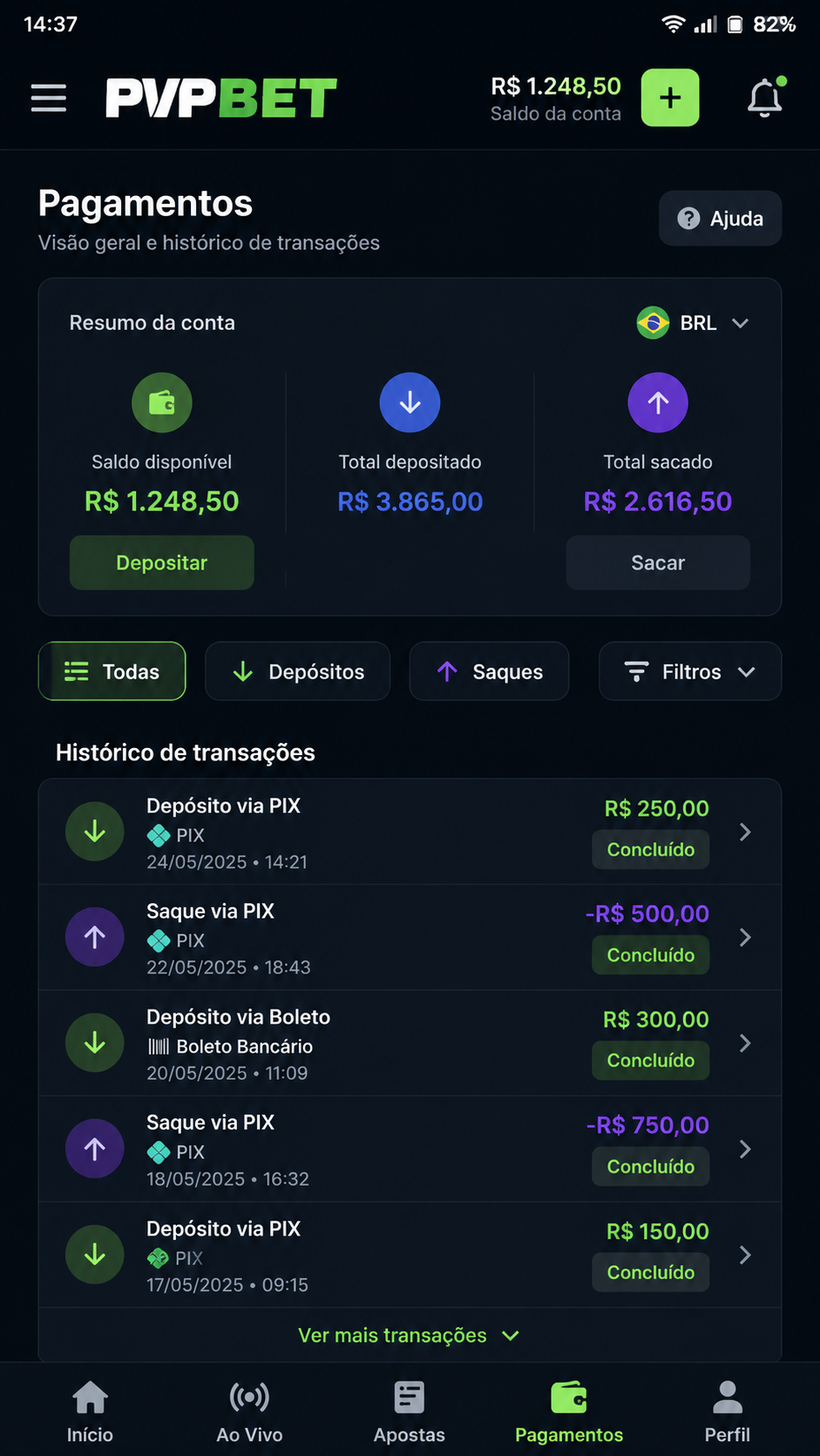 PVPBet screenshot