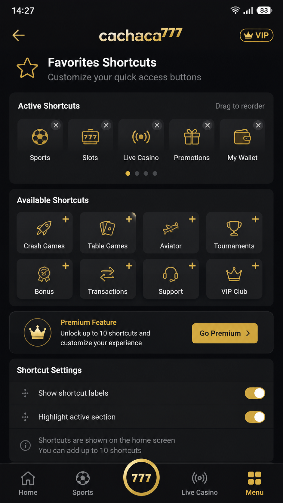 cachaca777 screenshot