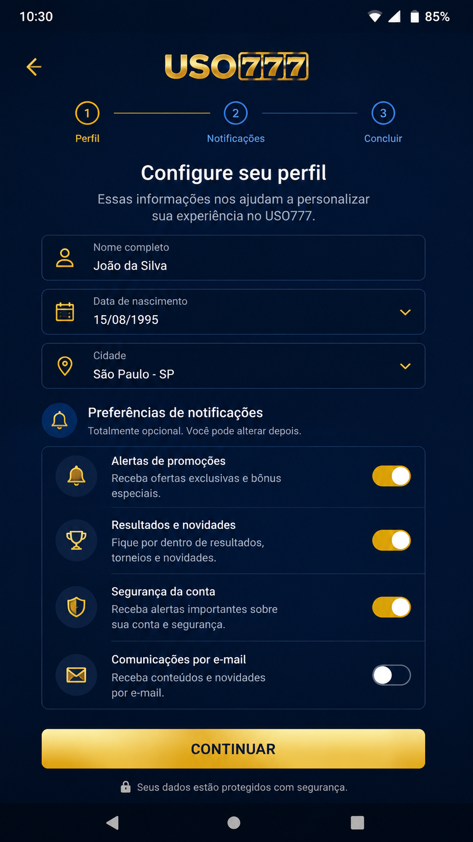 uso777 screenshot