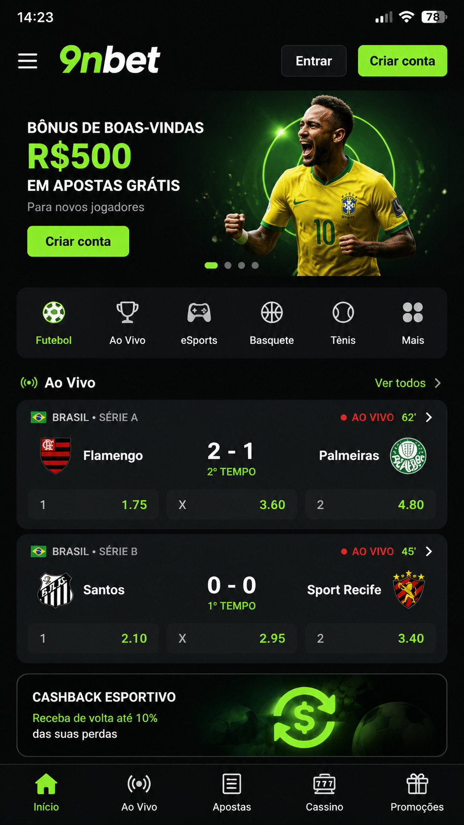 9nbet screenshot