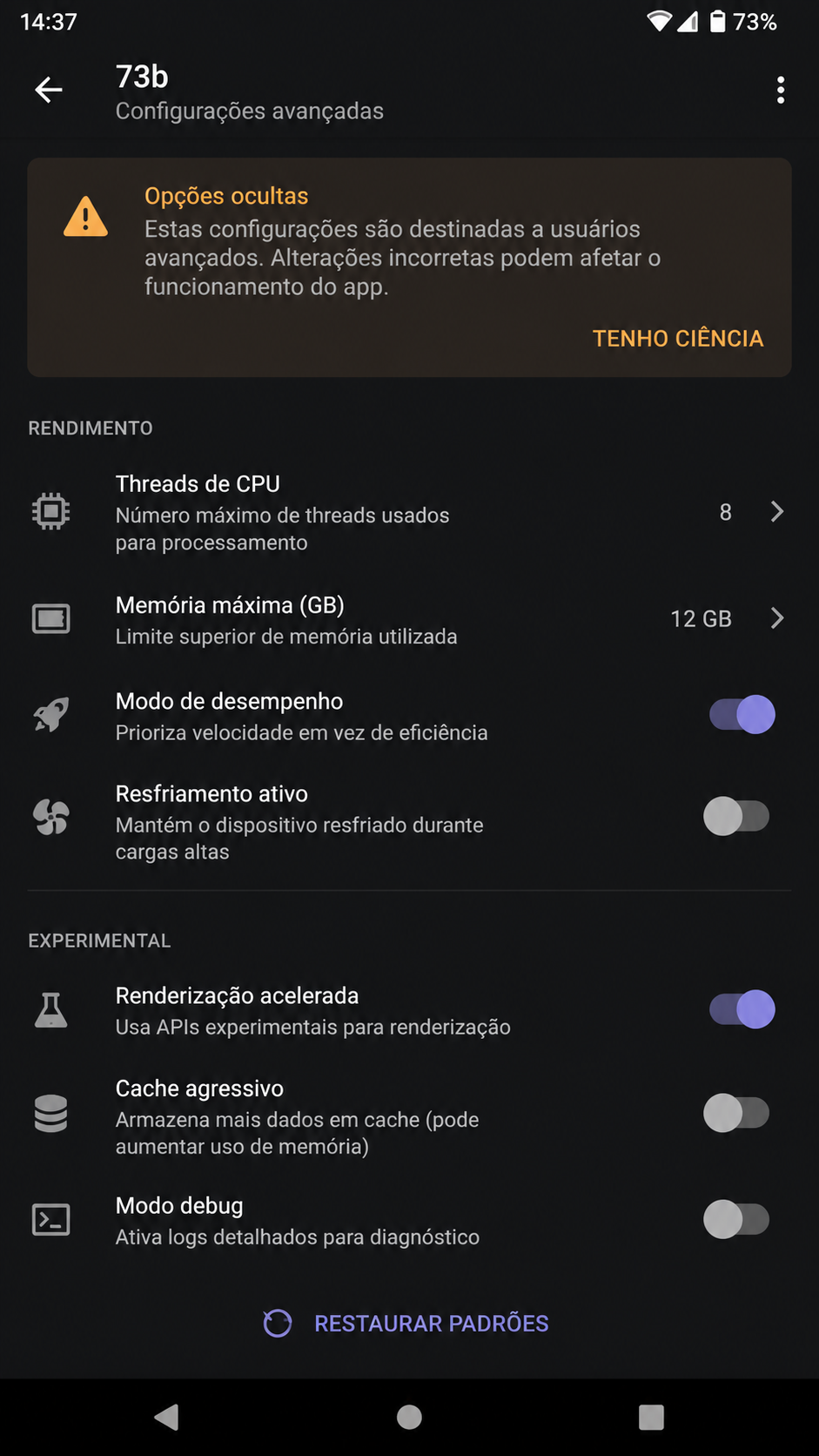 73b screenshot