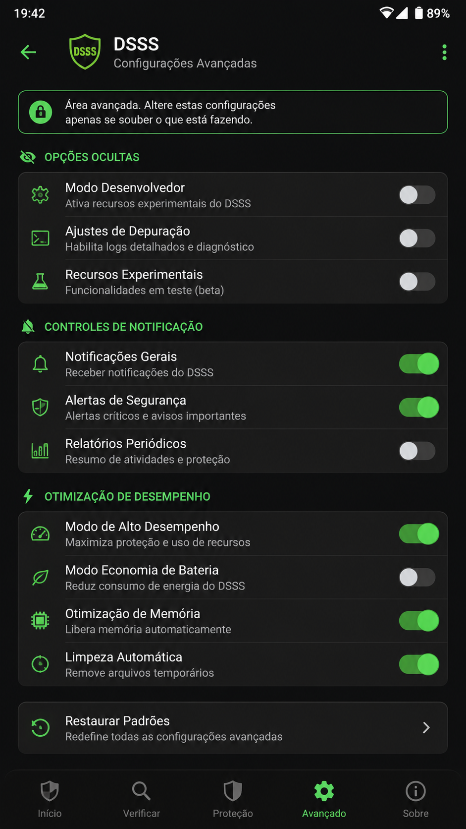 dsss screenshot