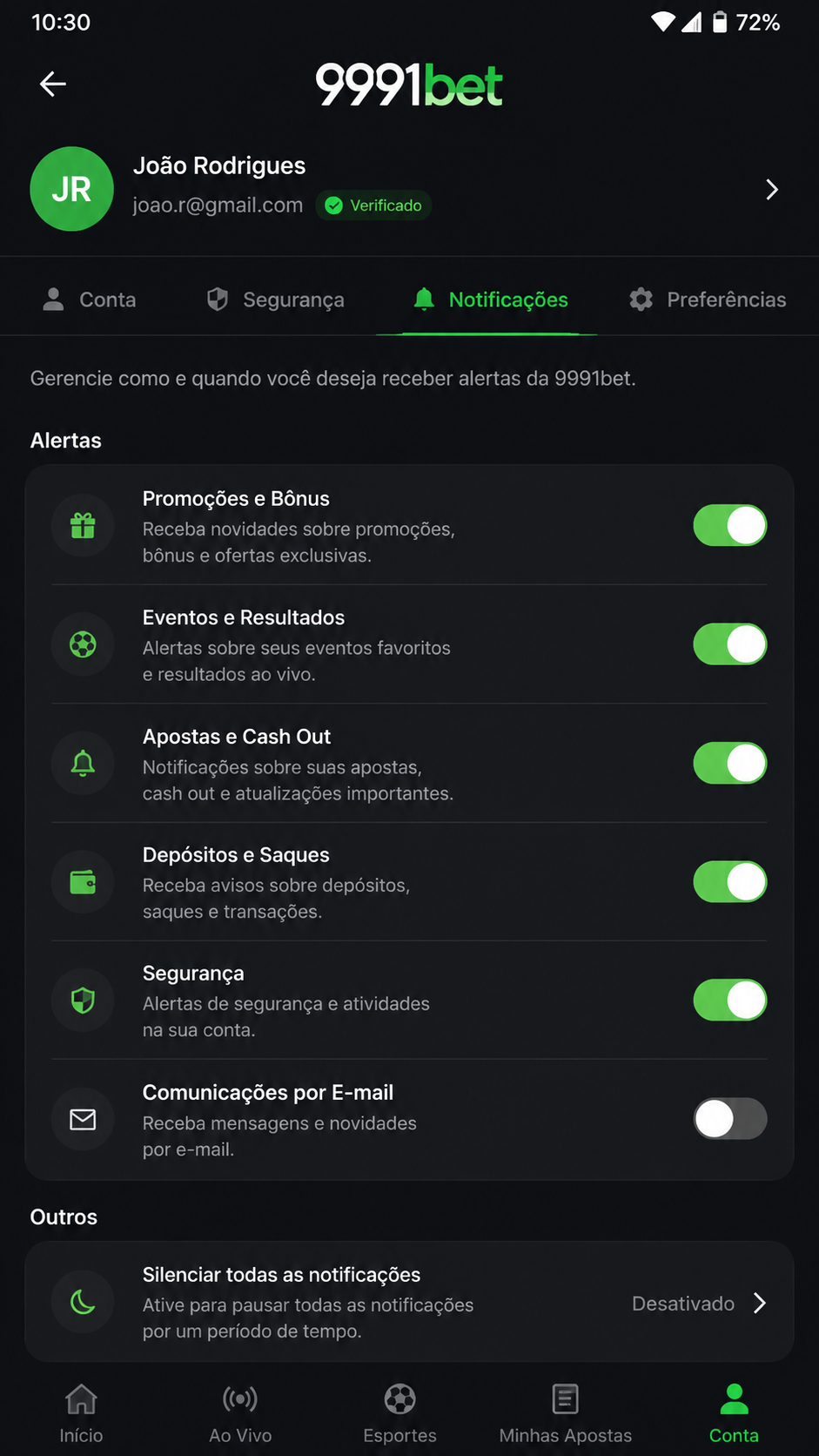 9991bet screenshot